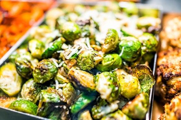 Honey balsamic brussels sprouts