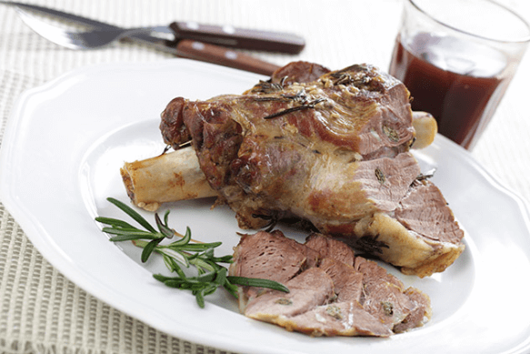 Rosemary leg of lamb