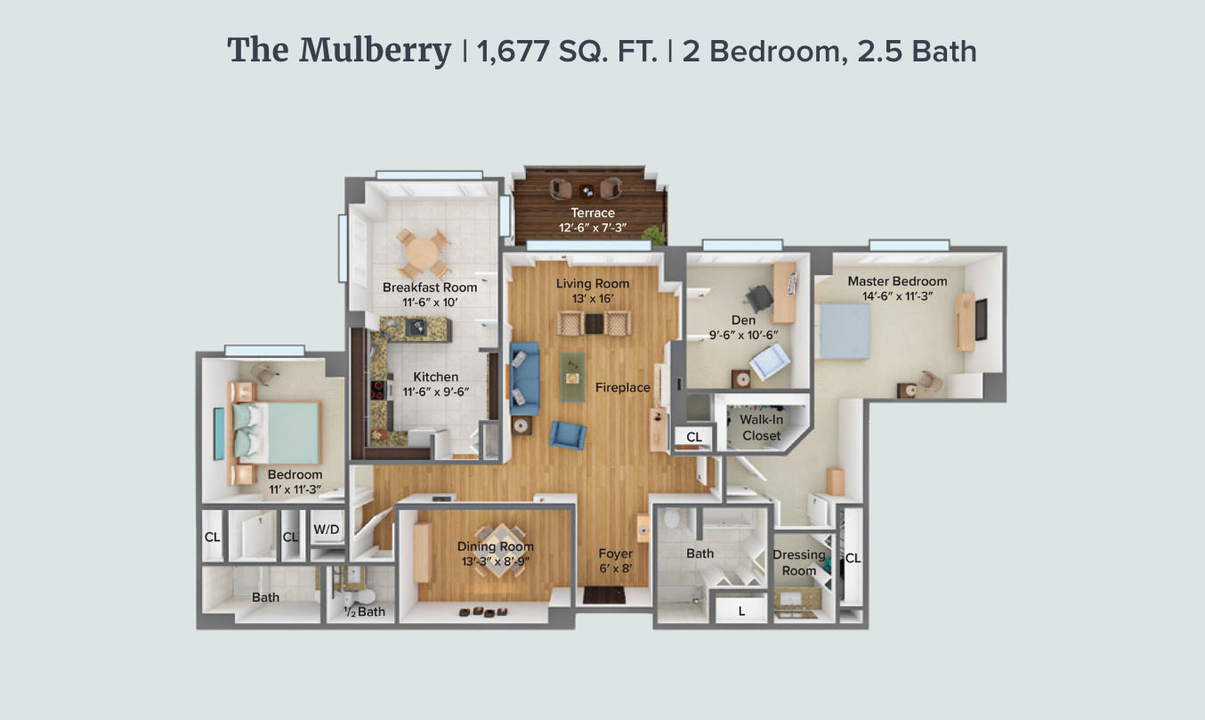 Mulberry floor plan