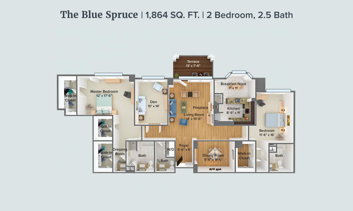 Blue Spruce floor plan