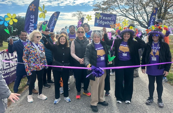 Team Edgehill leads the fundraising and the pack at the 2025 Fairfield County Walk to End Alzheimer's®