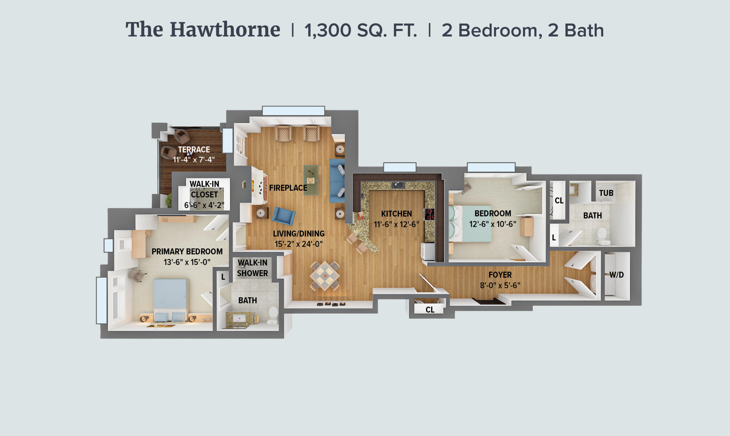 The Hawthrone floor plan