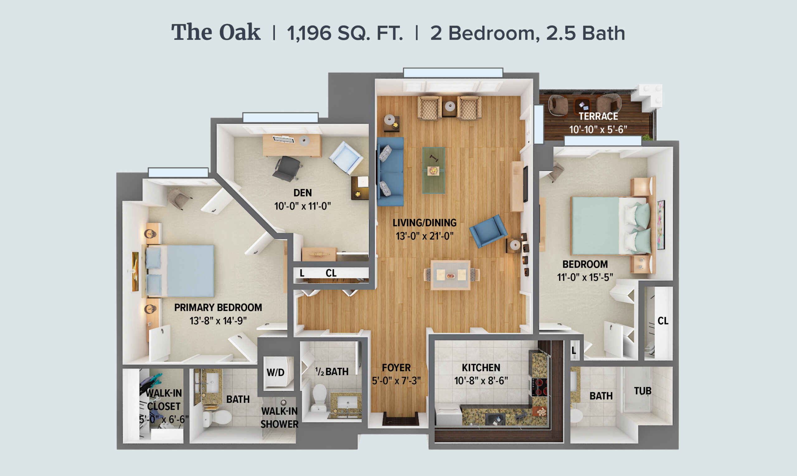 The Oak floor plan
