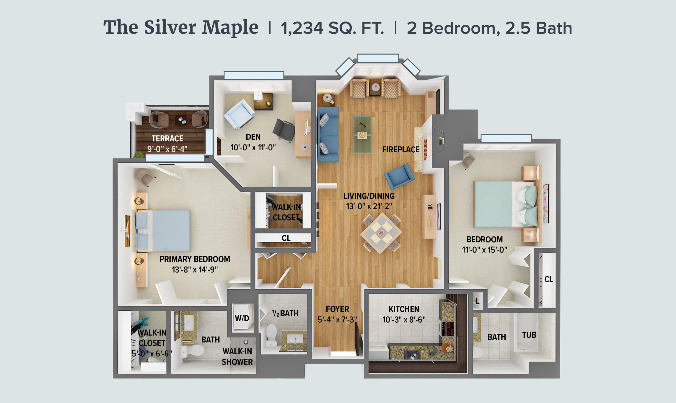 The Silver Maple floor plan