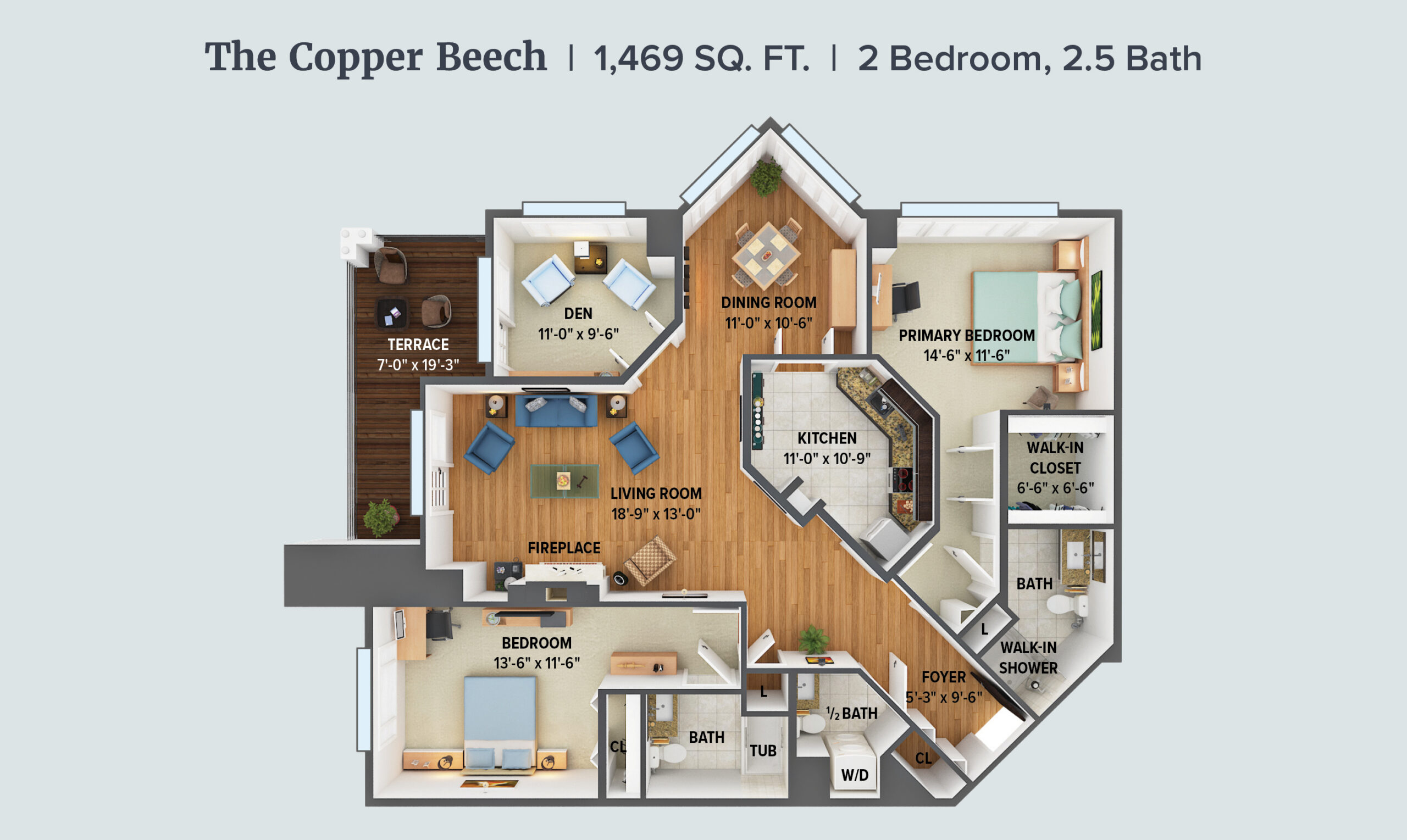 The Copper Beech floor plan