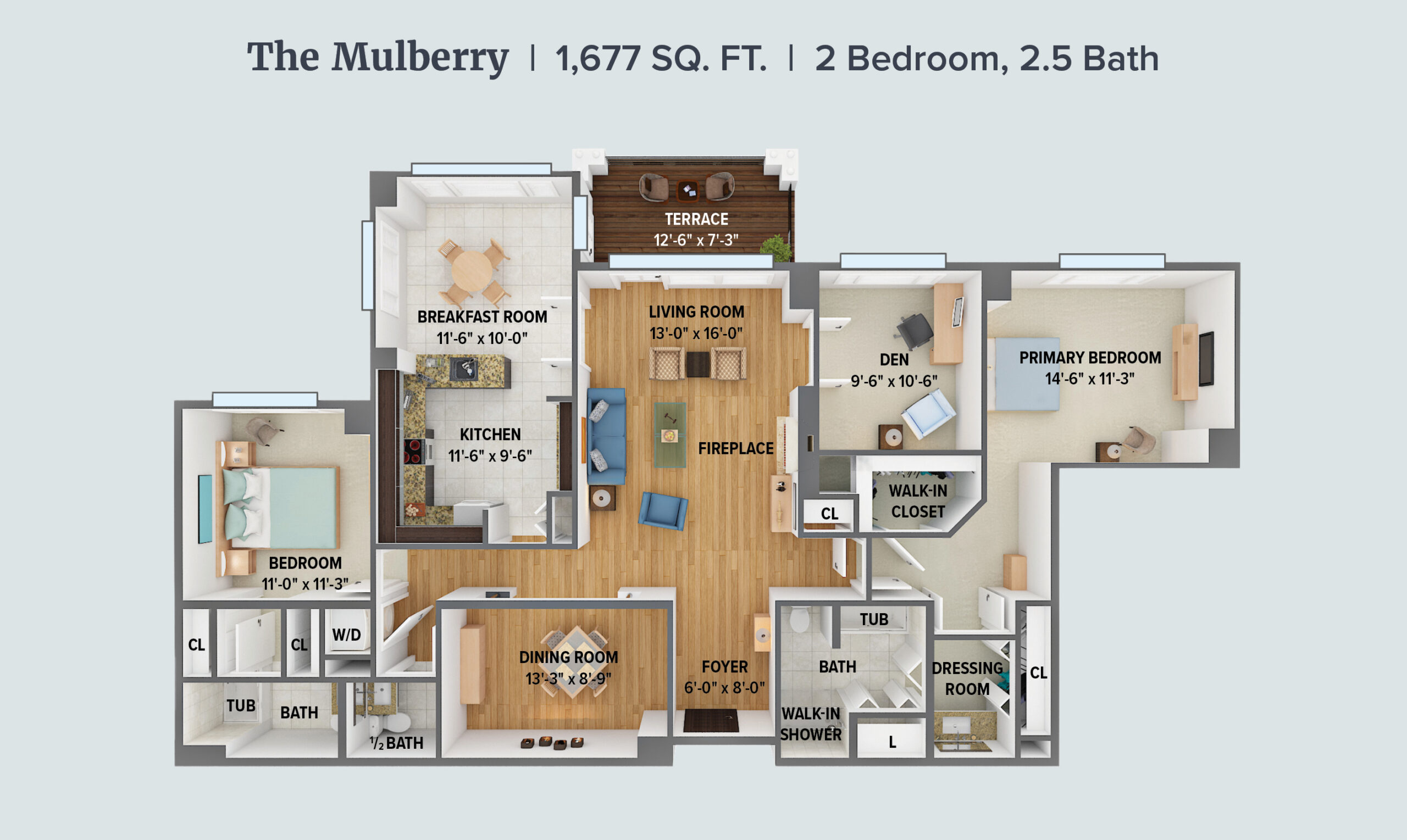 The Mulberry floor plan