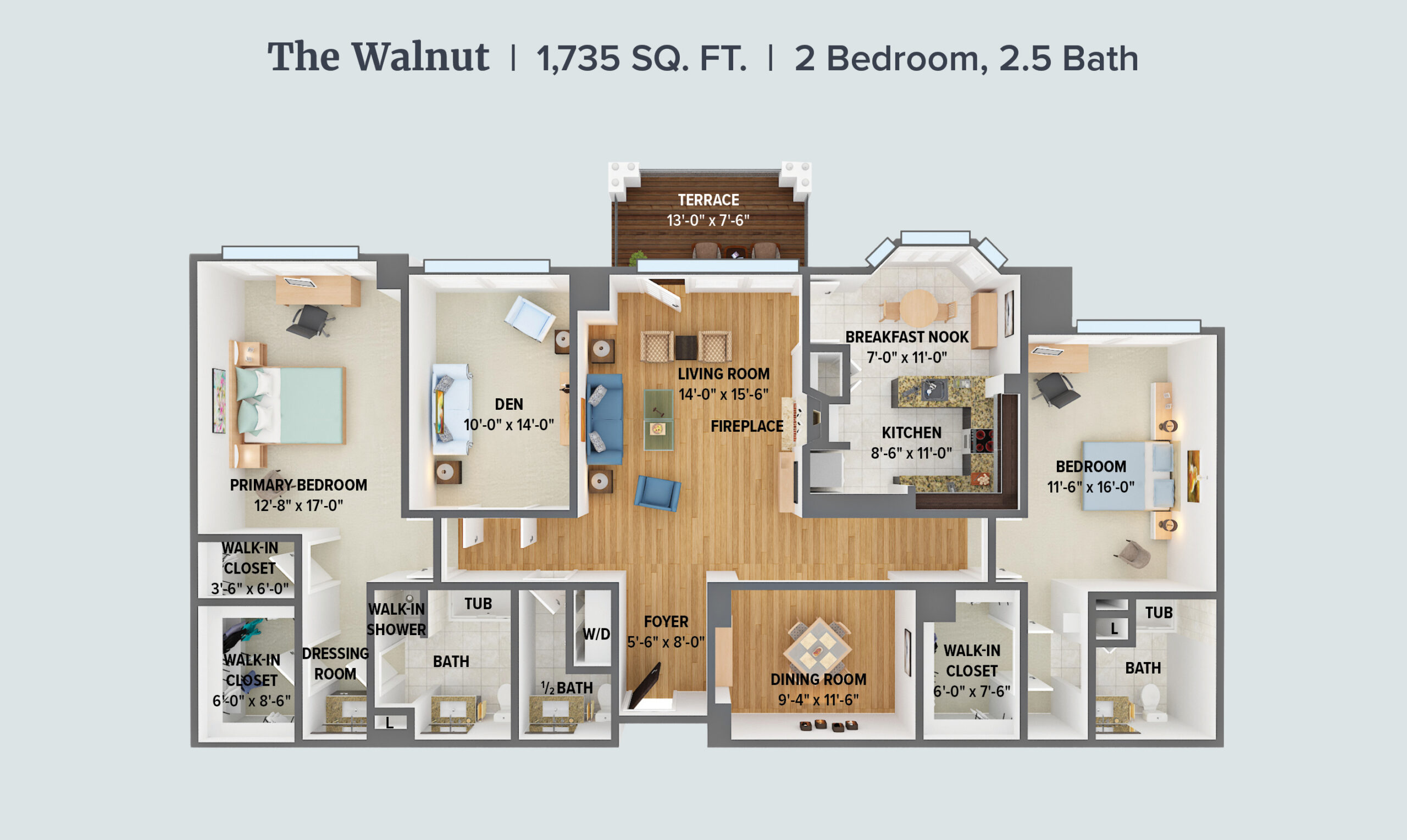 The Walnut floor plan