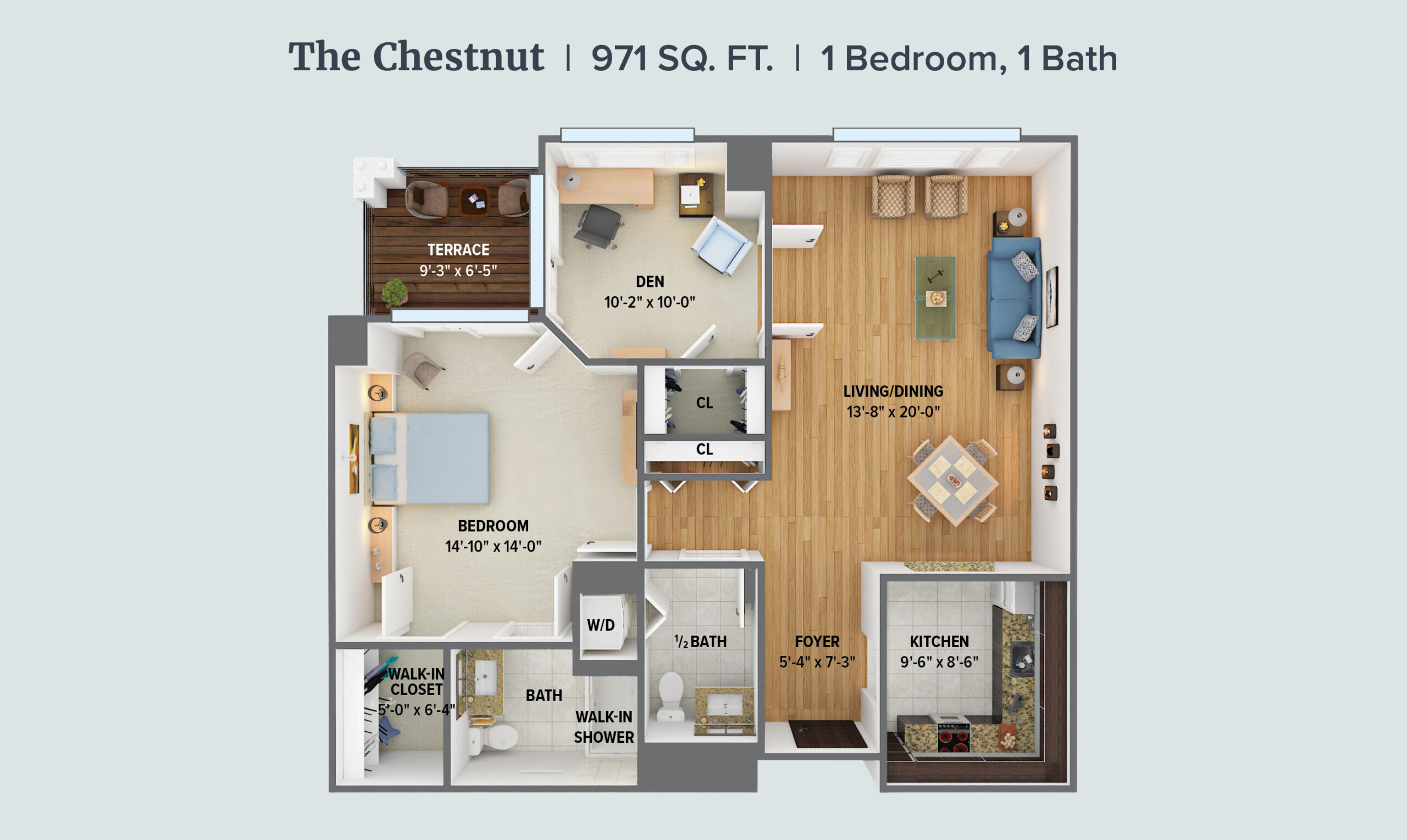 The Chestnut floor plan