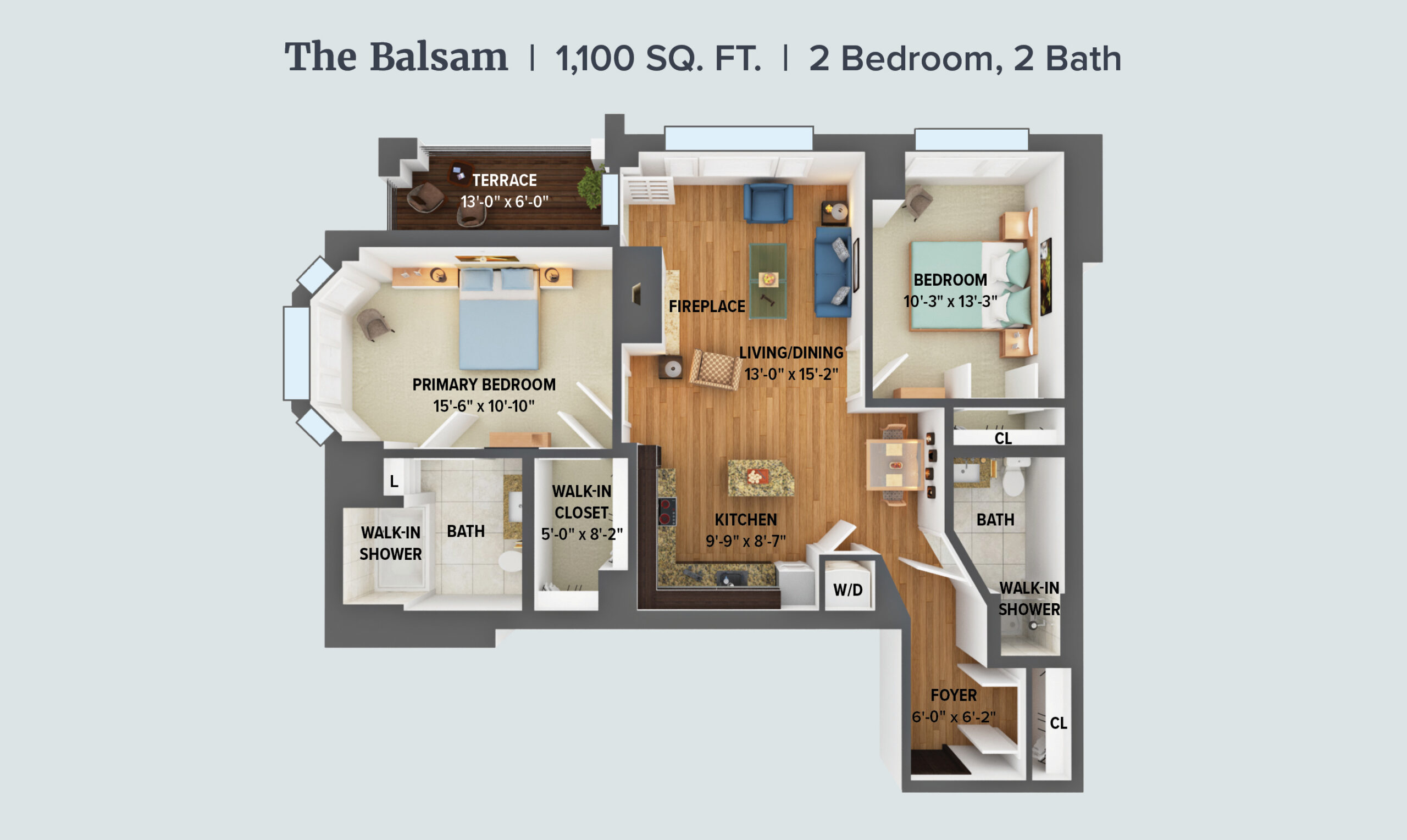 The Balsam floor plan