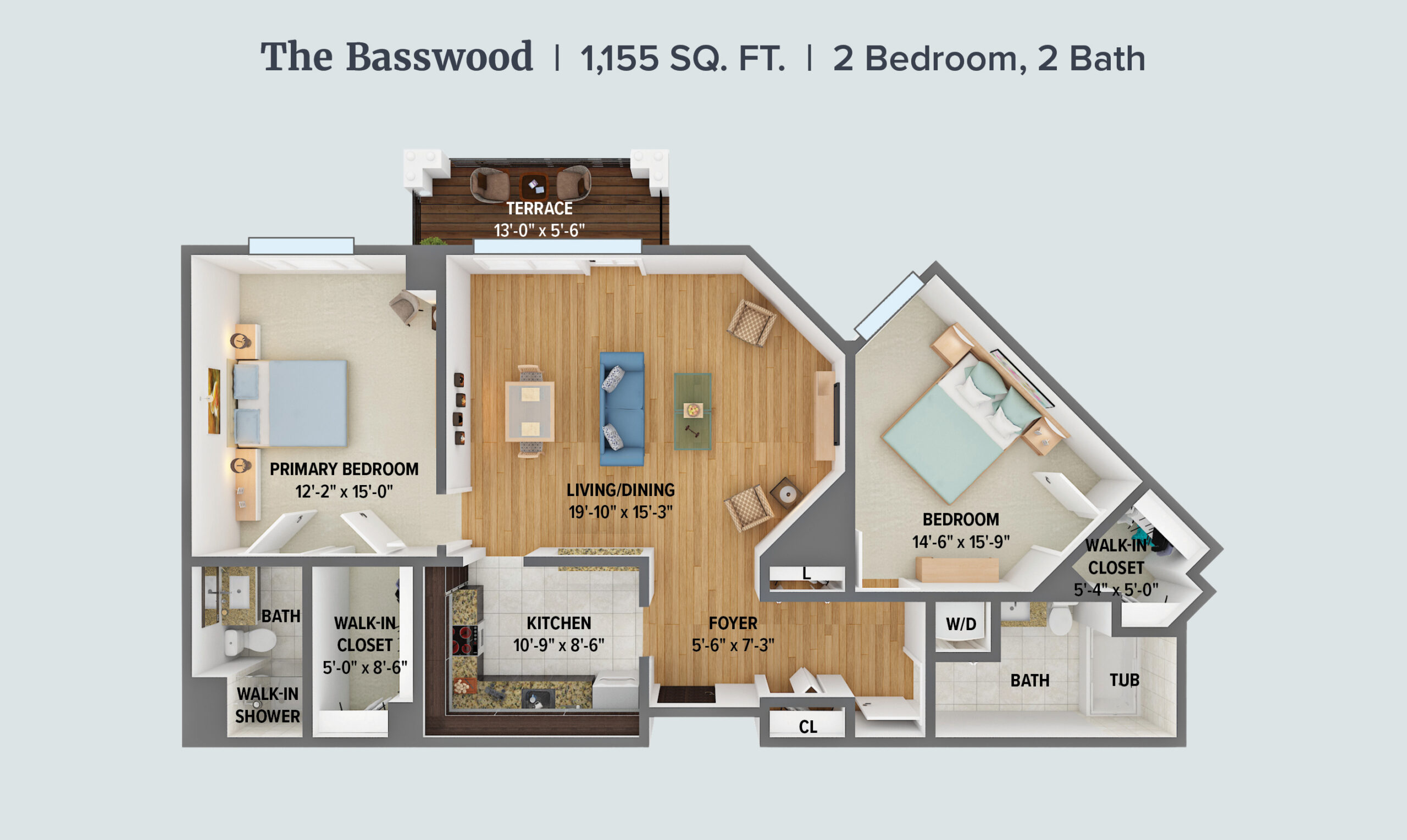 The Basswood floor plan