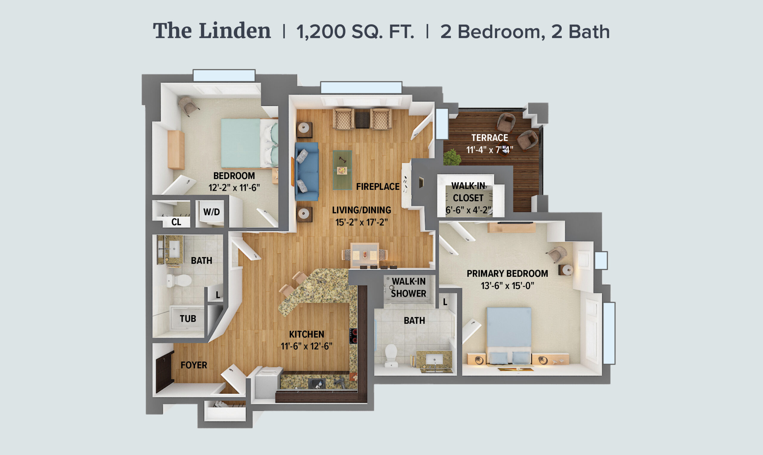 The Linden floor plan