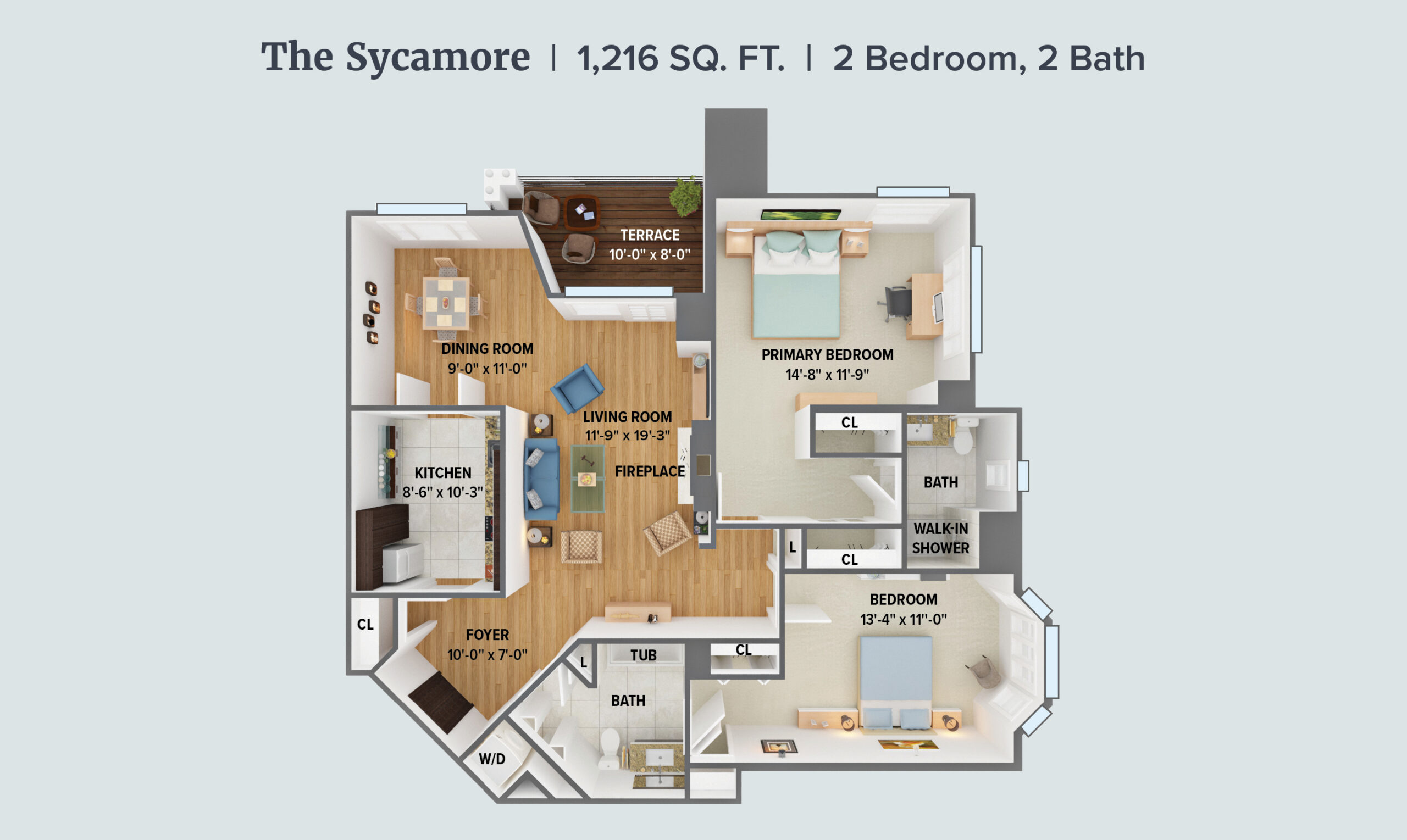 The Sycamore floor plan