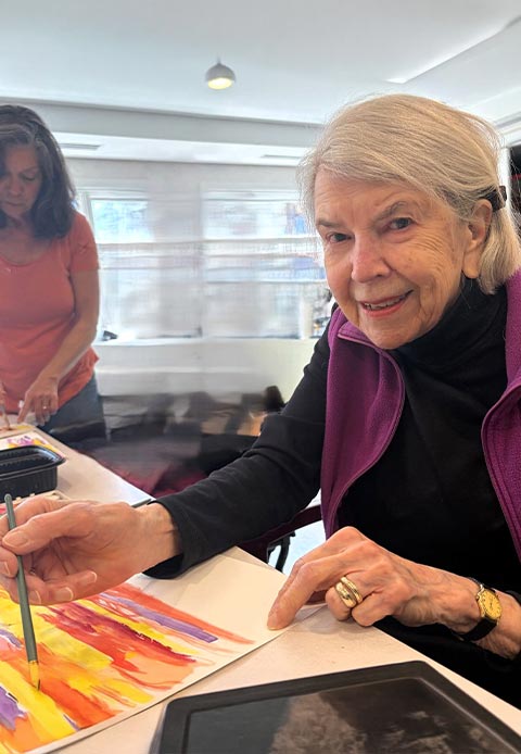 Resident Marion paitning