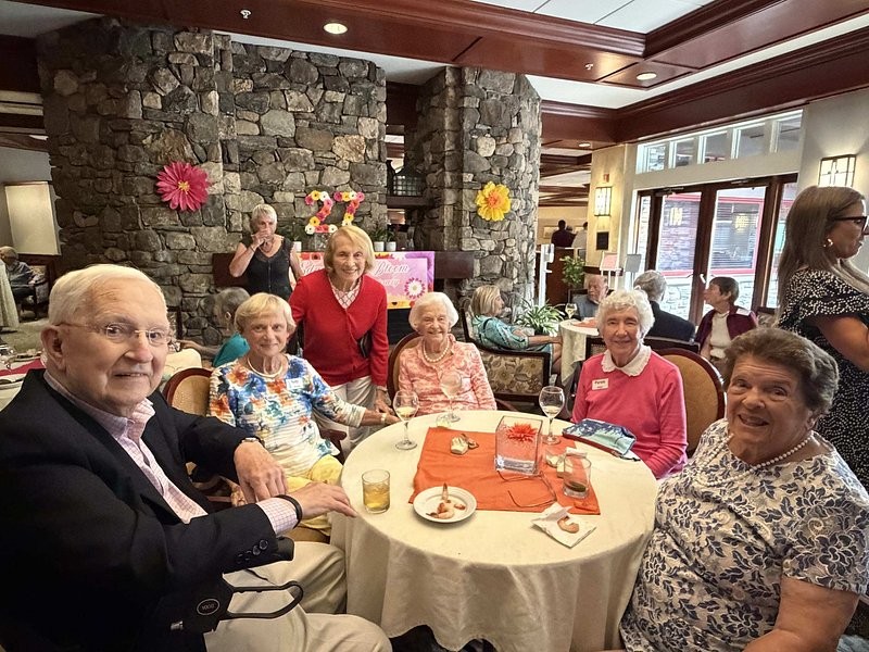 Residents enjoying the celebration